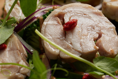 Drunken Chicken, Sesame and Cucumber Salad