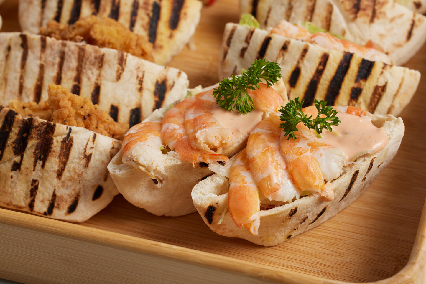 Seafood Char-grilled Pita Pocket