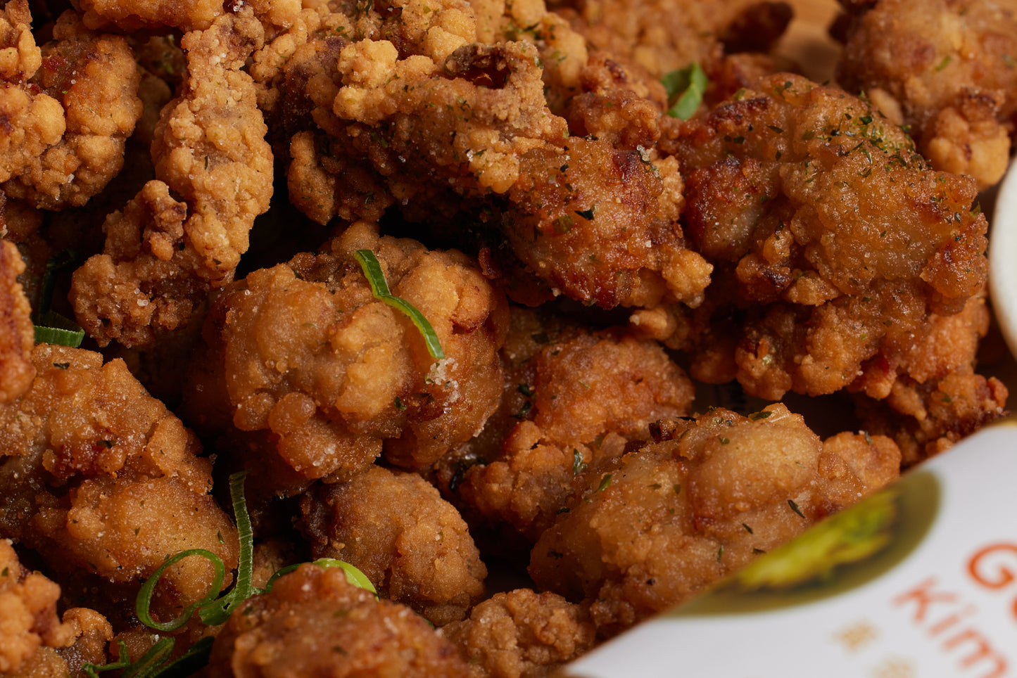 Boneless Crispy Fried Chicken with Golden Kimchi