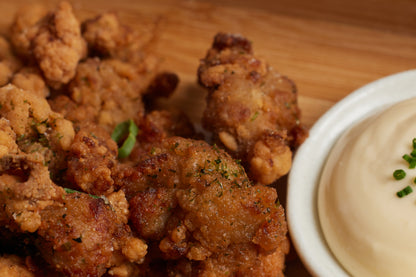 Boneless Crispy Fried Chicken with Golden Kimchi