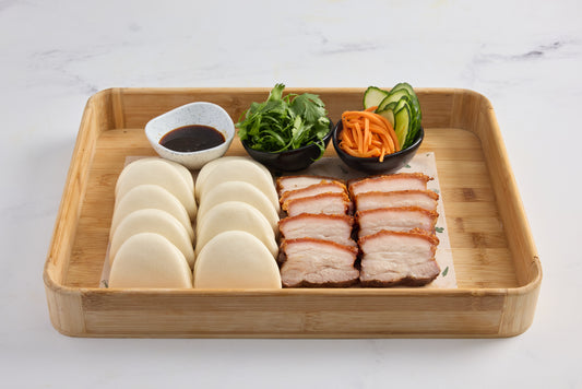 Crispy Pork Belly Gua Bao Platter