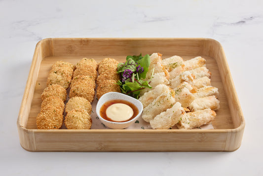 Prawn Toast and Rolls